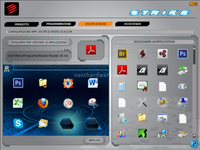 Mad Catz S.T.R.I.K.E. 7 7. Software di gestione 9