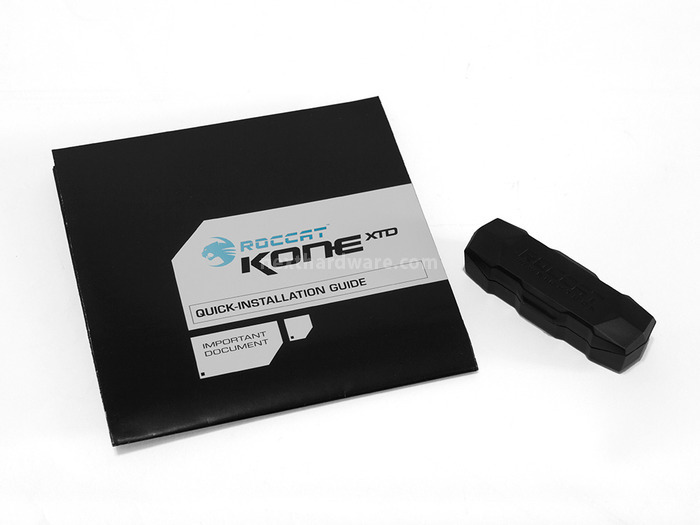 Roccat Kone XTD 1. Packaging e bundle 7