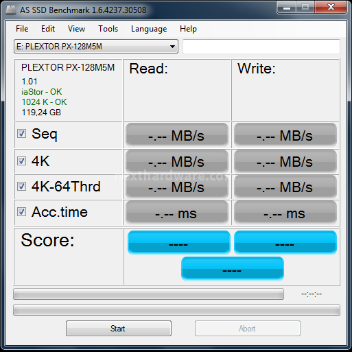 Plextor M5M 128GB 12. AS SSD BenchMark 1