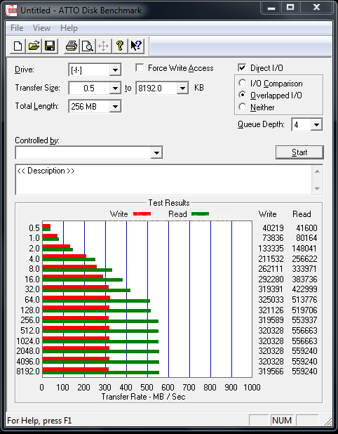 Plextor M5M 128GB 13. ATTO Disk 2