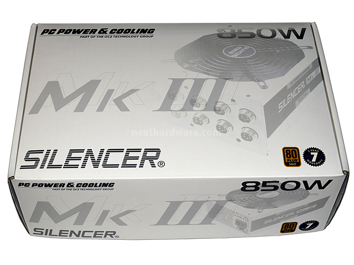 PC Power & Cooling Silencer Mk III 850W 1. Confezione & Specifiche Tecniche 1