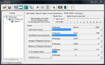 Samsung 840 250GB 10. IOMeter Sequential 1