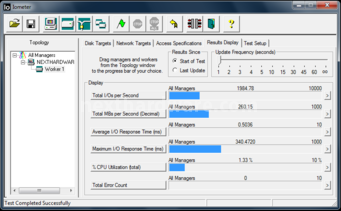 Samsung 840 250GB 10. IOMeter Sequential 6