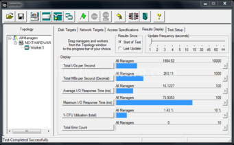 Samsung 840 250GB 10. IOMeter Sequential 8