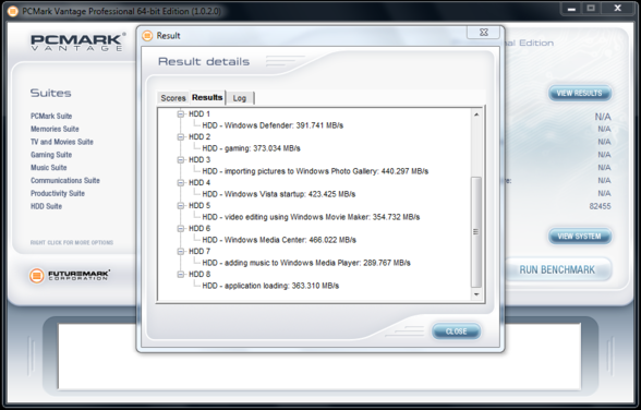 Samsung 840 250GB 16. PCMark Vantage & PCMark 7 3