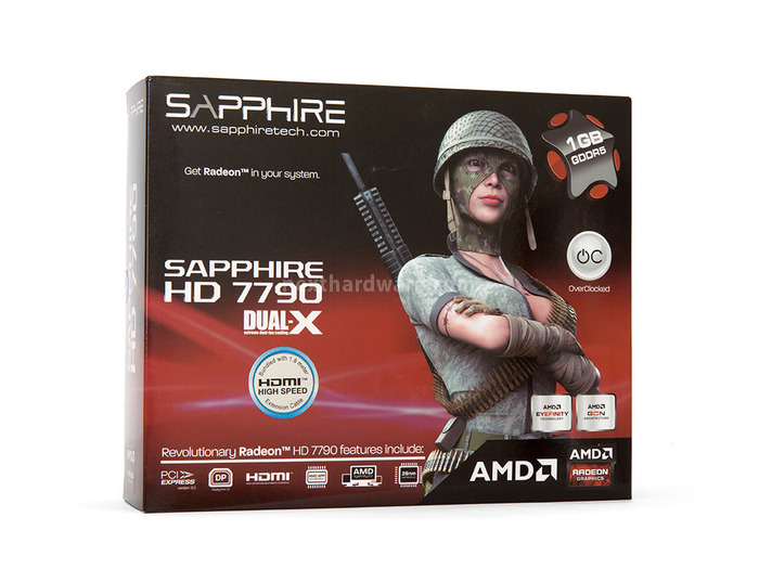Sapphire HD 7790 OC Dual-X 1. Confezione e bundle 1