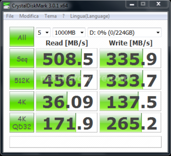 OCZ Vertex 3.20 240GB 11. CrystalDiskMark 4