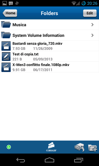 Corsair Voyager Air 1TB 6. Installazione ed utilizzo su Android 7