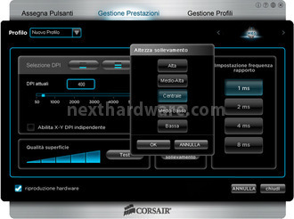 Corsair Vengeance M65 & MM400 4. Software di gestione 10