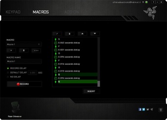 Razer Orbweaver 4. Software di gestione 10