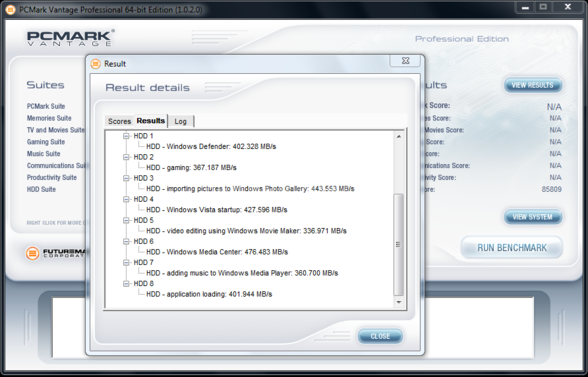OCZ Vertex 450 256GB 15. PCMark Vantage & PCMark 7 3