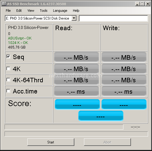 Silicon Power Diamond D20 6. AS SSD Benchmark 1