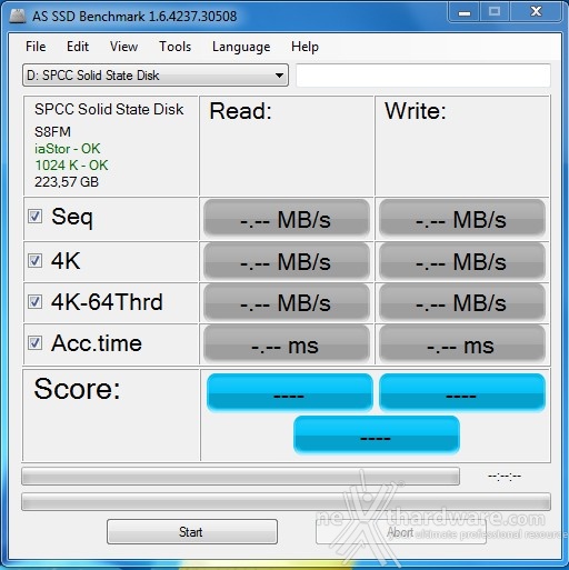 Silicon Power S55 240GB 12. AS SSD Benchmark 1