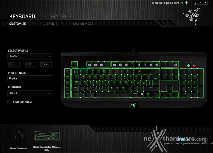 Razer Blackwidow Ultimate & Ouroboros 8. Software di gestione - Parte seconda 5