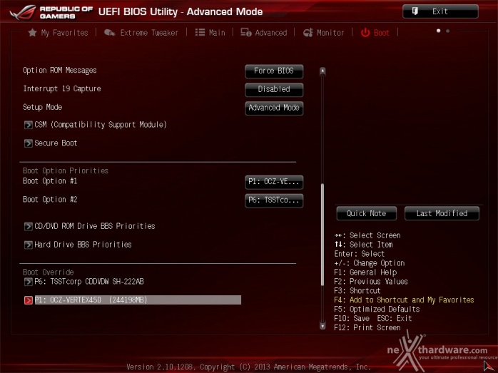 ASUS Maximus VI Extreme 7. ASUS UEFI BIOS - Impostazioni generali 10