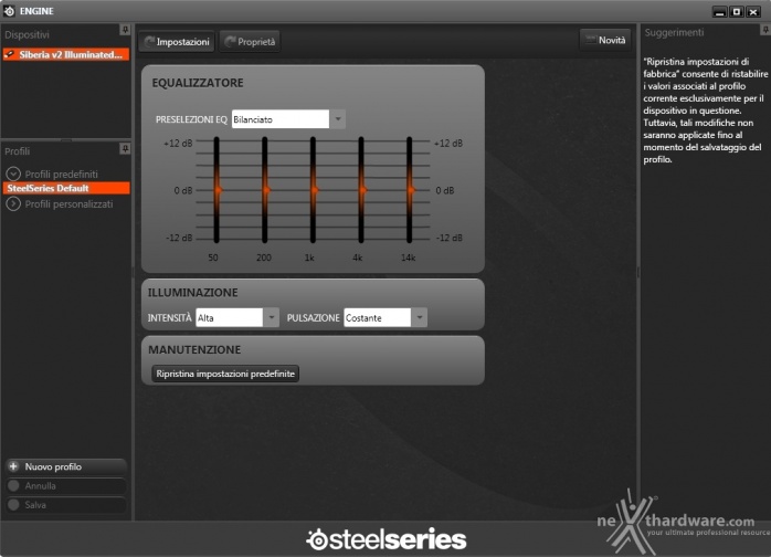 SteelSeries Siberia V2 HEAT ORANGE 4. Software di gestione 1