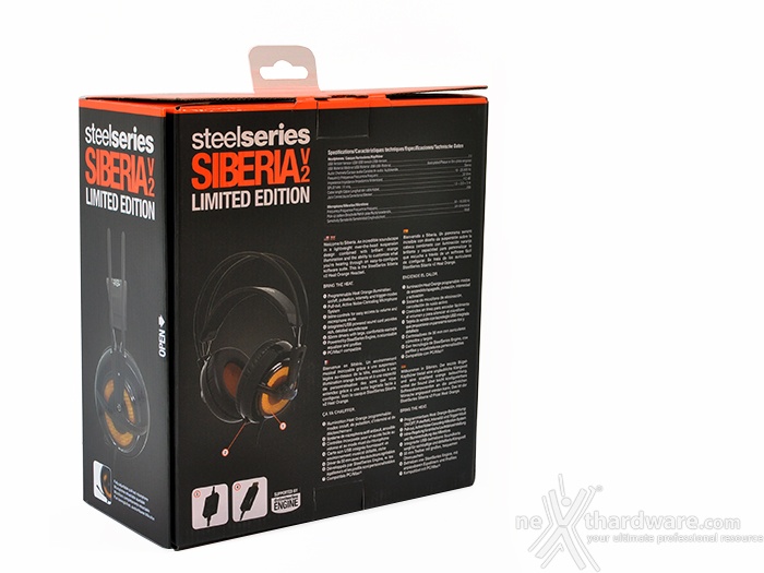 SteelSeries Siberia V2 HEAT ORANGE 1. Confezione e bundle 2