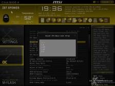 MSI Z87 Xpower 9. MSI Click BIOS 4 - Overclock 3