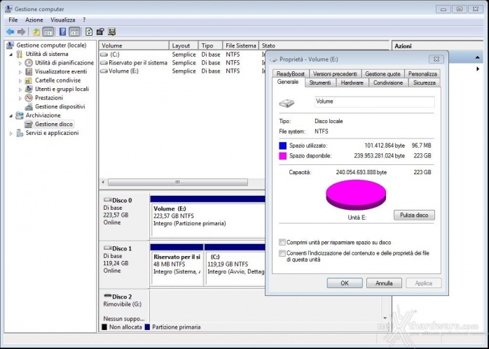 Corsair Force LS 240GB 3. Firmware - Trim - Overprovisioning - Capacità formattata 2