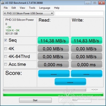 Silicon Power Armor A30 1TB 6. AS SSD Benchmark 3