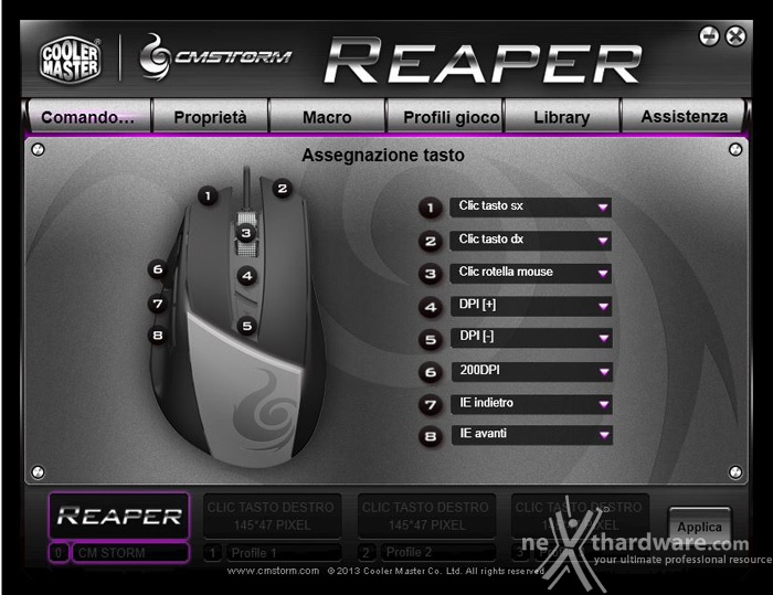 CM Storm Mech & Reaper 7. Software di gestione - Reaper AP 2