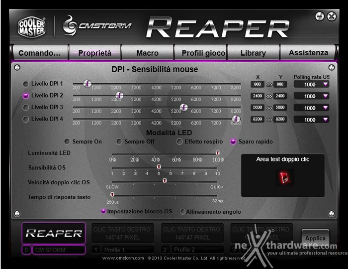 CM Storm Mech & Reaper 7. Software di gestione - Reaper AP 3