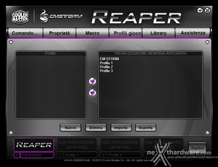 CM Storm Mech & Reaper 7. Software di gestione - Reaper AP 5