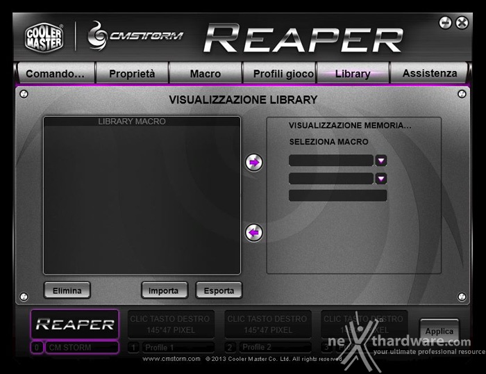 CM Storm Mech & Reaper 7. Software di gestione - Reaper AP 6