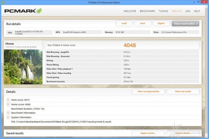 Shuttle SH87R6 5. Futuremark PCMark 8 1