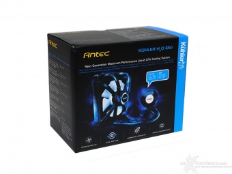 Comparativa AiO 120 1. Antec KÜHLER H2O 650 - Confezione & Bundle 1