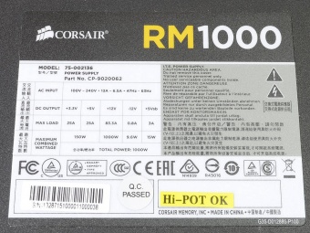Corsair RM1000 2. Visto da vicino 8