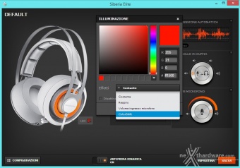 SteelSeries Siberia Elite 5. Software di gestione - Seconda parte 3