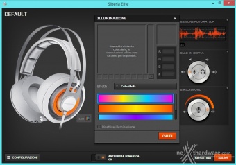 SteelSeries Siberia Elite 5. Software di gestione - Seconda parte 4