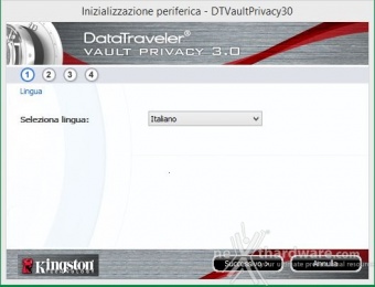 Kingston DataTraveler Vault Privacy 3.0 64GB 2. Firmware, capacità e software 5