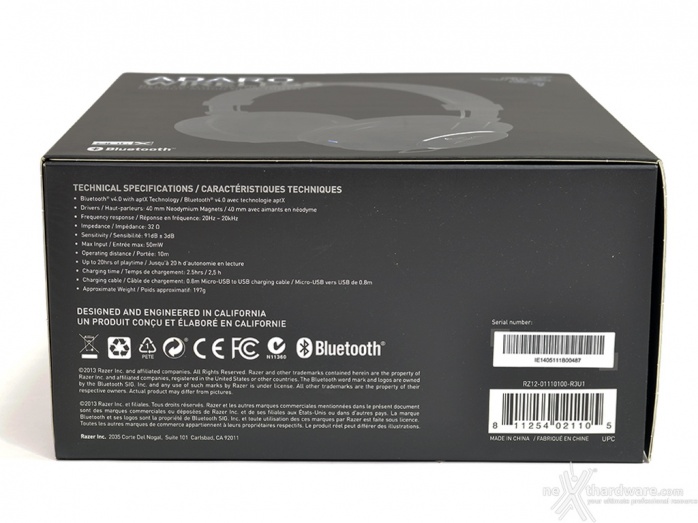 Razer Adaro Wireless 1. Confezione e bundle 3