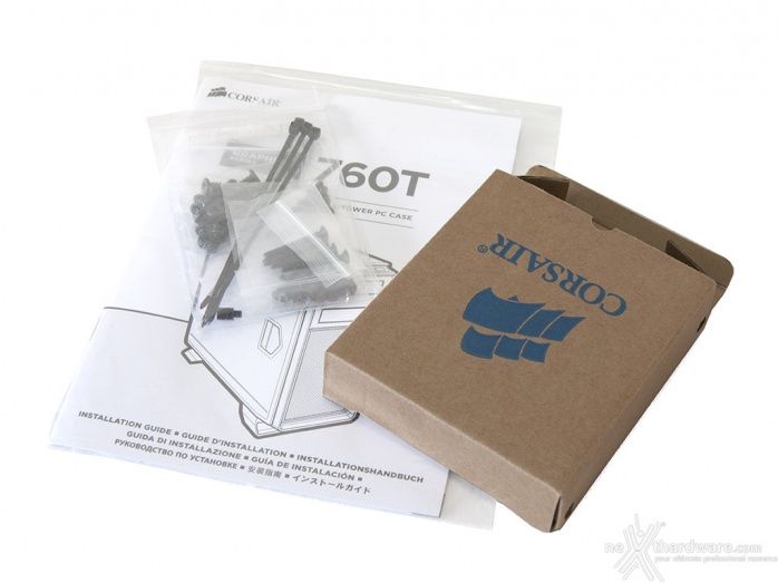 Corsair Graphite 760T 1. Packaging e bundle 5