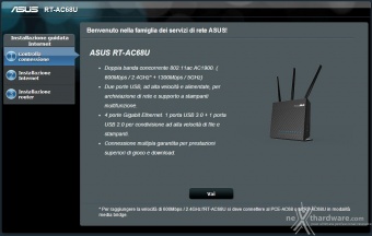 ASUS RT-AC68U & PCE-AC68 4. Interfaccia grafica - Menu generale 1