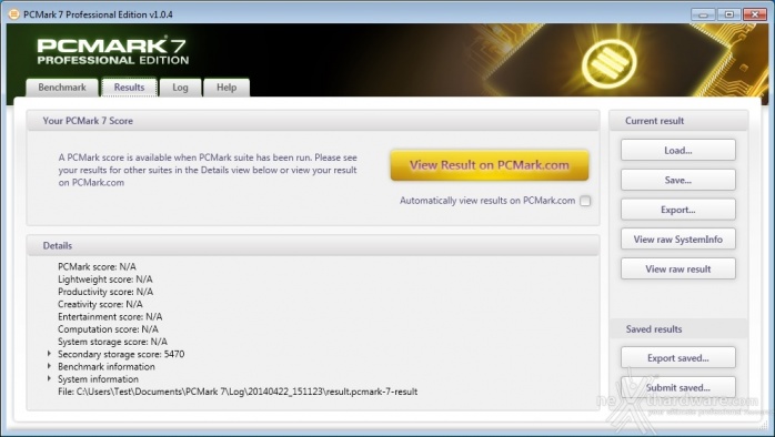 ADATA Premier Pro SP920 256GB 15. PCMark Vantage & PCMark 7 6