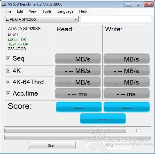 ADATA Premier Pro SP920 256GB 12. AS SSD Benchmark 1