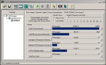 Plextor M6e 256GB 10. IOMeter Random 4kB 1