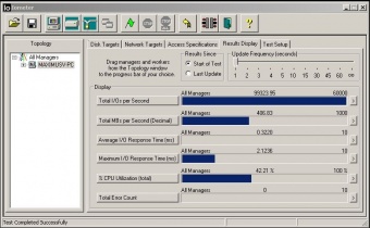 Plextor M6e 256GB 10. IOMeter Random 4kB 4