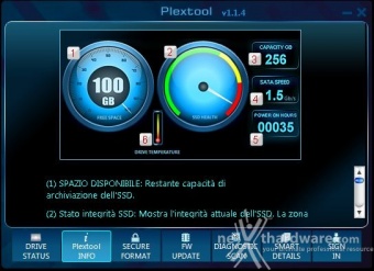 Plextor M6e 256GB 3. Firmware - Trim - Plextool 4