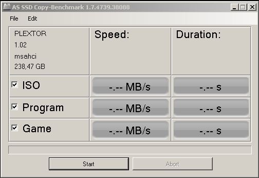 Plextor M6e 256GB 12. AS SSD BenchMark 2