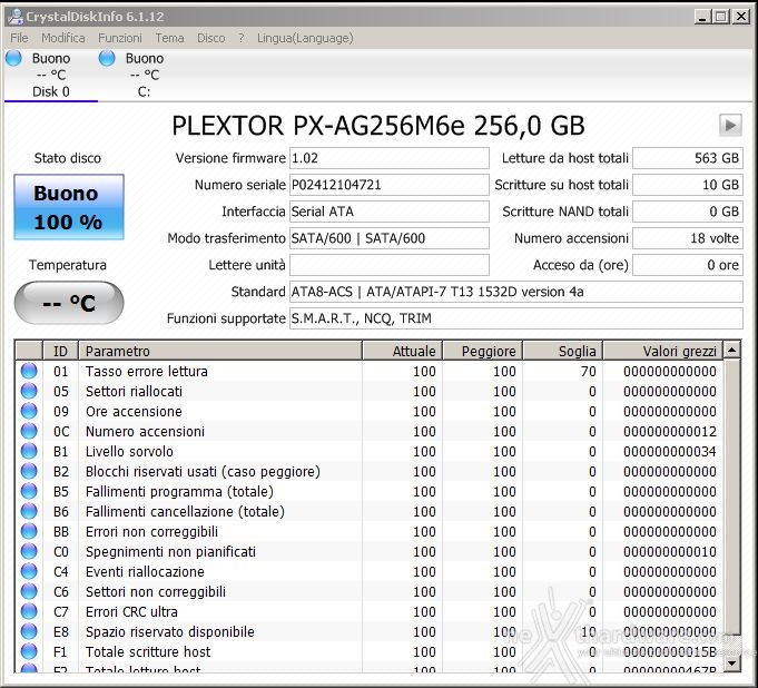 Plextor M6e 256GB 3. Firmware - Trim - Plextool 1