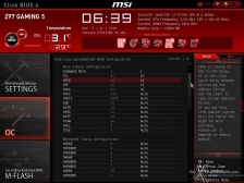 MSI Z97 Gaming 5 9. MSI Click BIOS 4 - Overclock 8
