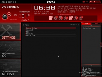 MSI Z97 Gaming 5 8. MSI Click BIOS 4 - Impostazioni generali 2