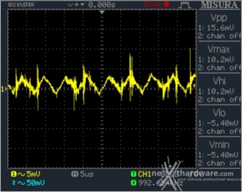 Seasonic Platinum 1200 12. Accensione e ripple 11