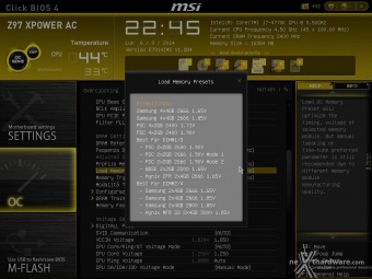 MSI Z97 XPOWER AC 9. MSI Click BIOS 4 - Overclock 9