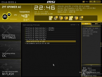 MSI Z97 XPOWER AC 9. MSI Click BIOS 4 - Overclock 11