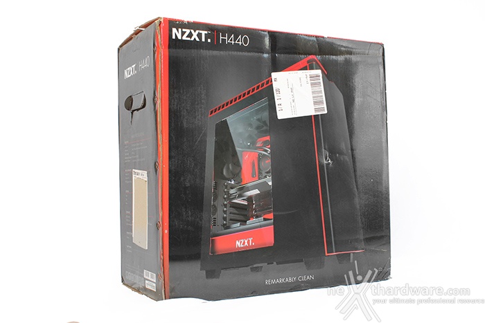 NZXT H440 1. Packaging e bundle  1